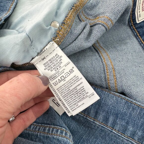Gap Vintage Flare High Rise Denim Blue Jeans Womens size 20 NEW - Picture 4 of 5